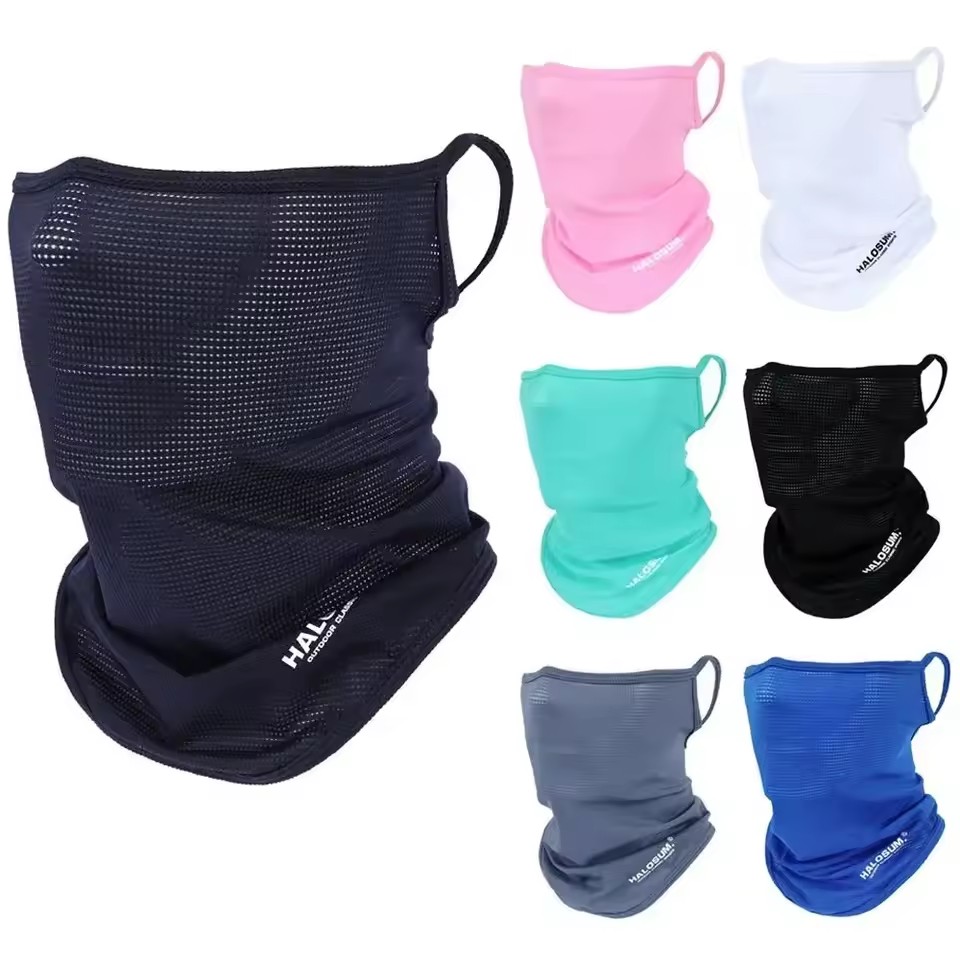 Sports Mask Breathable - Ice Silk Full Face Mask Balaclava