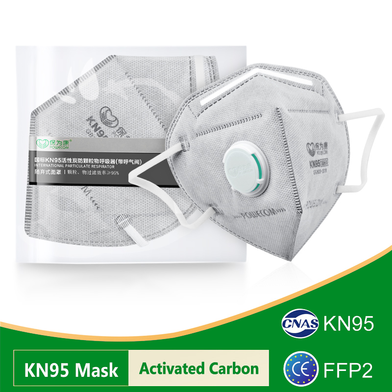 Cloth Face Mask Washable - POWECOM KN95 Masks Activated Carbon KN95mask