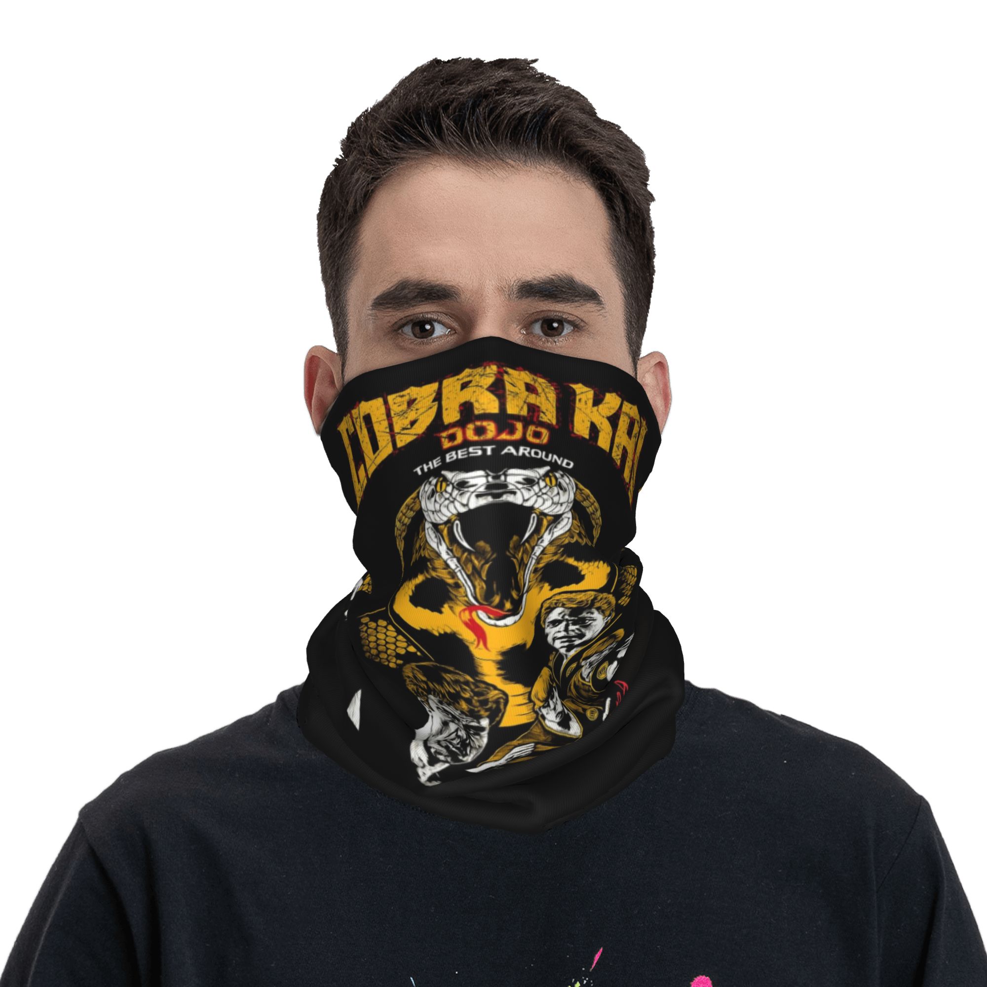 Custom Cobra Kai Bandana Neck  - Neck Gaiter Face Cover 评论和价格