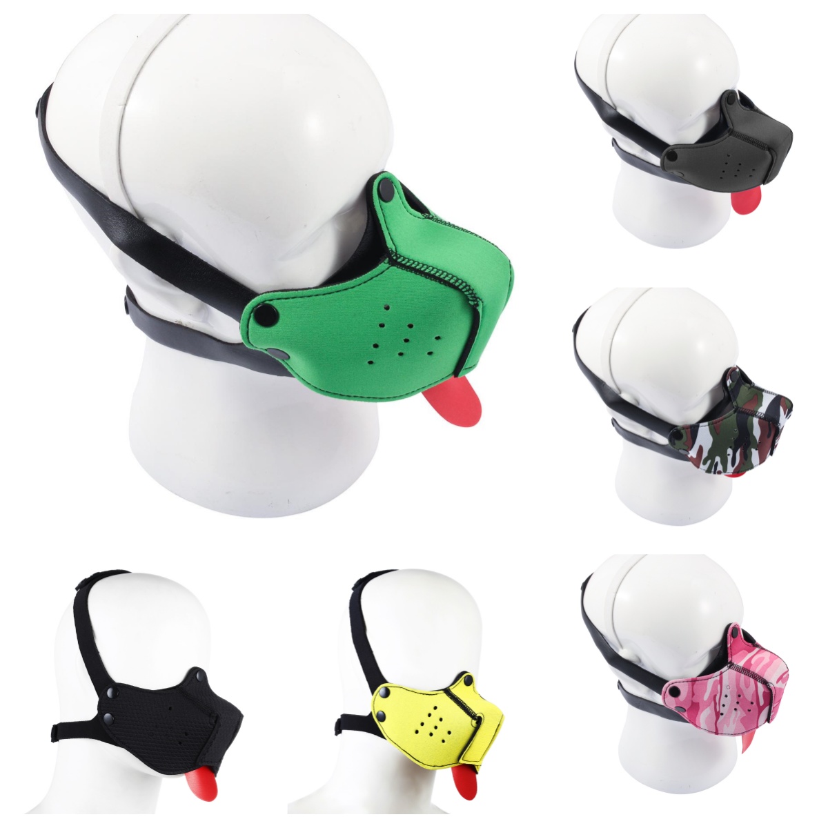 Unisex Sexy Role Play Costumes - Respirator Half Face 评论和价格