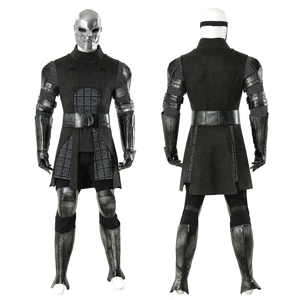 New Doctor Doom Cosplay Costum - Black Face Mask Pack 评论和价格
