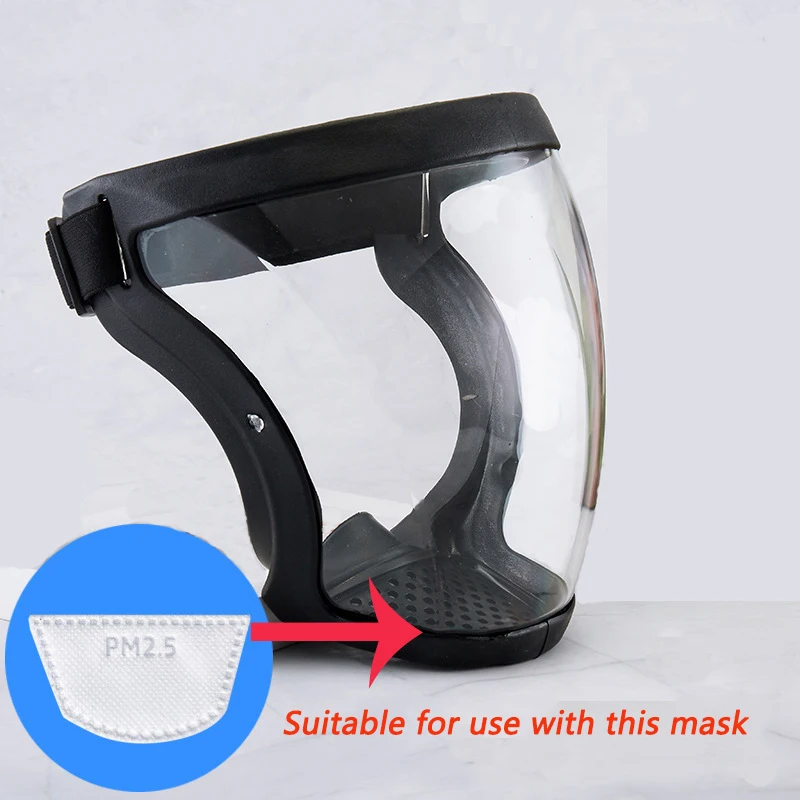 Full Face Shield Windproof Ant - Anti Pollution Mask 评论和价格